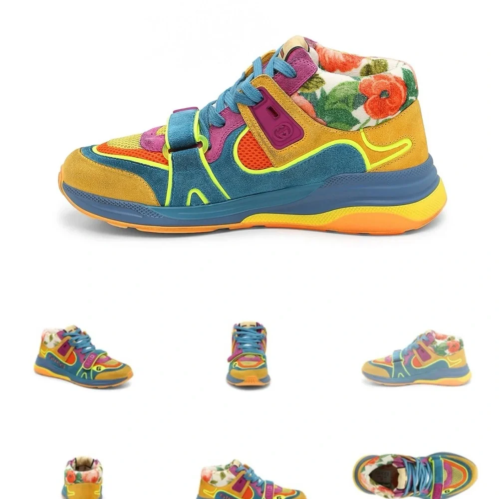 GUCCI ultrapace mid multi color sneakers - Picture 12 of 14